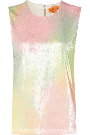 STINE GOYA Top con paillettes