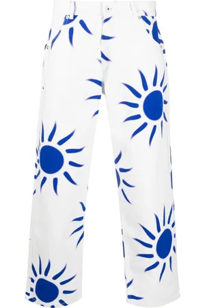 Liberal Youth Ministry Jeans dritti con stampa grafica