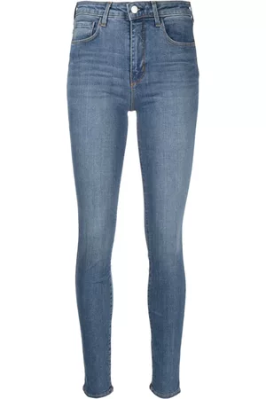 L'Agence Donna Jeans a vita alta - Jeans skinny a vita alta - Blu