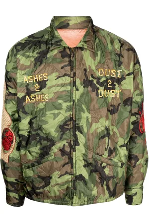 SAINT MXXXXXX Giacca con stampa camouflage