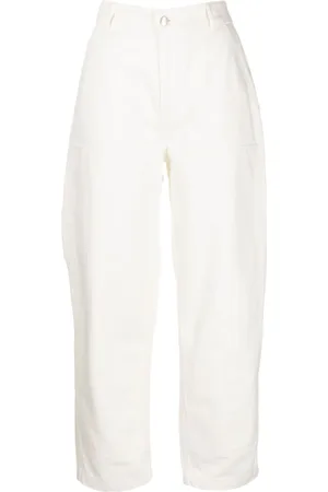 Maison Kitsuné Jeans dritti crop