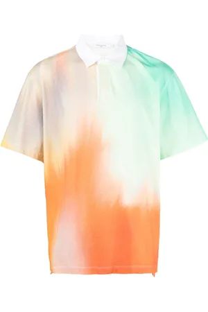 Maison Kitsuné Polo con stampa astratta