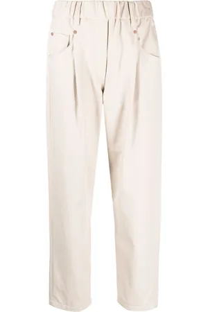 Brunello Cucinelli Pantaloni dritti elasticizzati