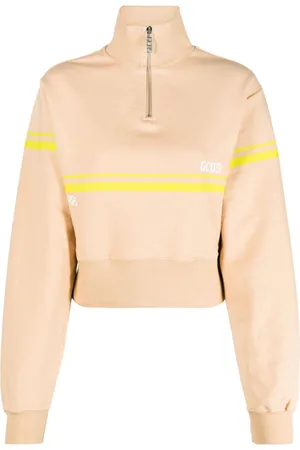 GCDS Felpa con mezza zip