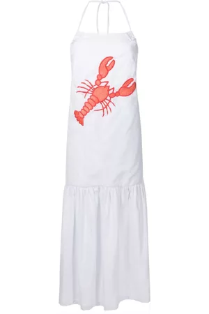 Brigitte Donna Vestiti stampati - Abito con ricamo - Bianco