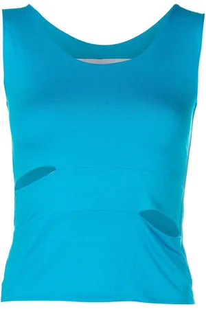 Gloria Coelho Top con dettaglio cut-out