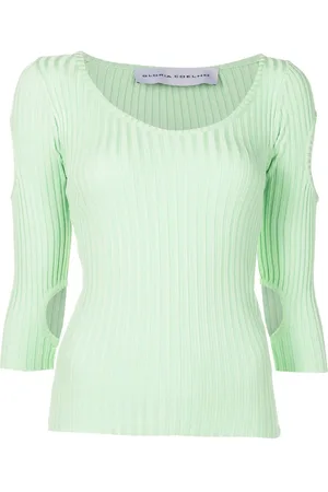 Gloria Coelho Top con dettaglio cut-out