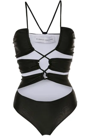 Gloria Coelho Costume intero Maillot con cut-out