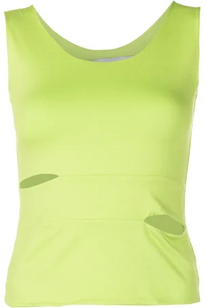 Gloria Coelho Top smanicato con inserti