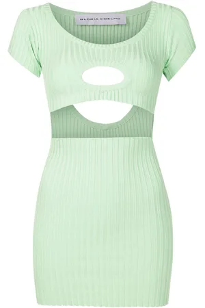 Gloria Coelho Abito con dettaglio cut-out