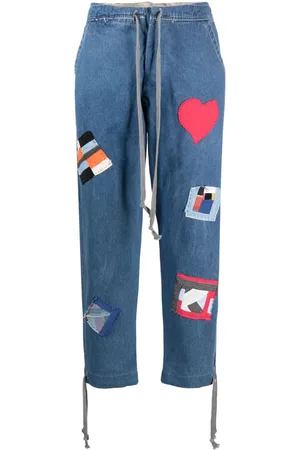 GREG LAUREN Jeans con coulisse