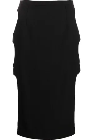 Marco Rambaldi Gonna midi con dettaglio cut-out