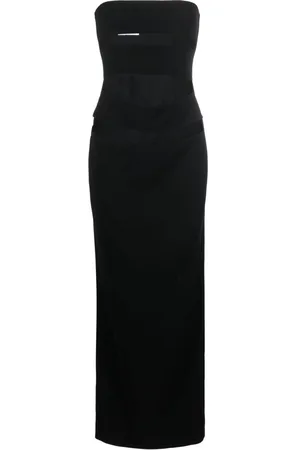 Monot Abito da sera senza spalline con cut-out