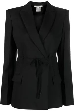 Nensi Dojaka Blazer doppiopetto con cintura
