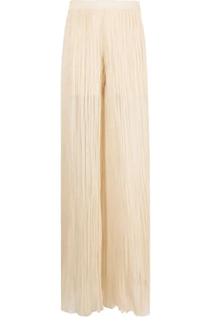 Alberta Ferretti Pantaloni semi trasparenti