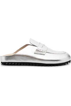Officine creative Sandali slides metallizzati