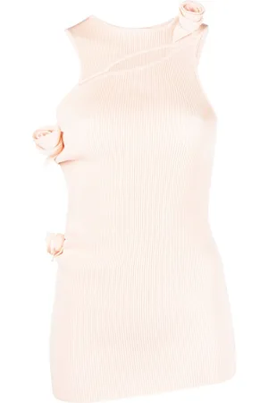 COPERNI Abito corto a coste con dettaglio cut-out