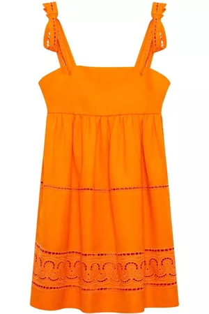 Simkhai Donna Vestiti stampati - Abito con ricamo Klementine - Arancione