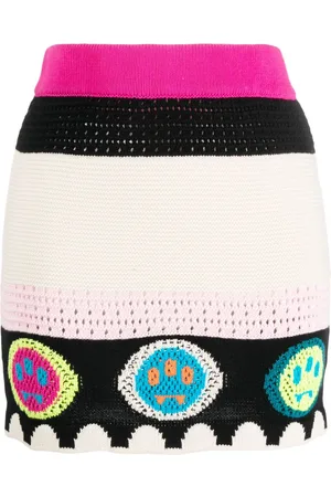 BARROW Minigonna con logo jacquard