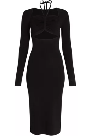 Karl Lagerfeld Donna Vestiti midi - Abito midi con dettaglio cut-out - Nero