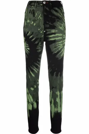 Philipp Plein Jeans skinny con fantasia tie dye