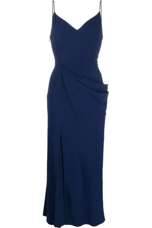 Alexander McQueen Abito midi drappeggiato