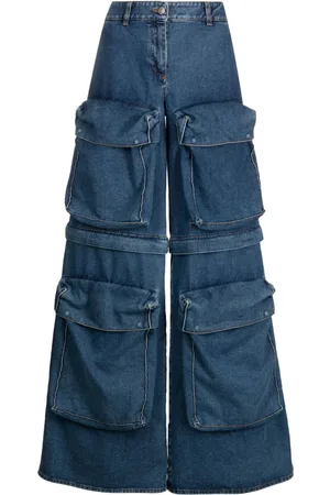 GIUSEPPE DI MORABITO Jeans a gamba ampia