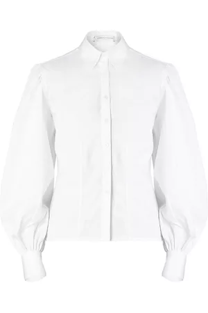 Carolina Herrera Donna Camicie - Camicia con maniche a palloncino - Bianco