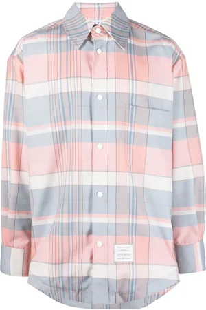 Thom Browne Camicia oversize a quadri