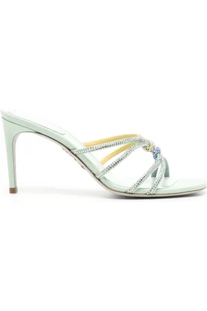 RENE CAOVILLA Sandali con cristalli 90mm