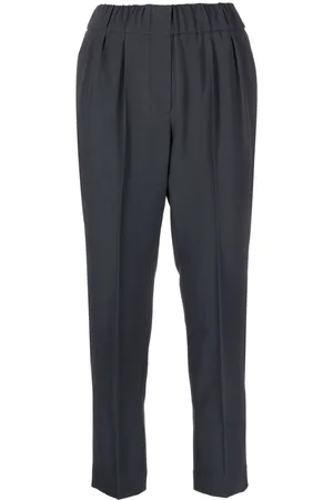 Brunello Cucinelli Pantaloni sartoriali crop
