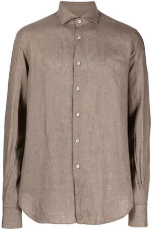 DELL'OGLIO Uomo Camicie - Camicia - Marrone