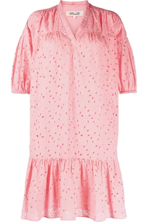 Diane von Furstenberg Abito corto Agar con maniche a palloncino