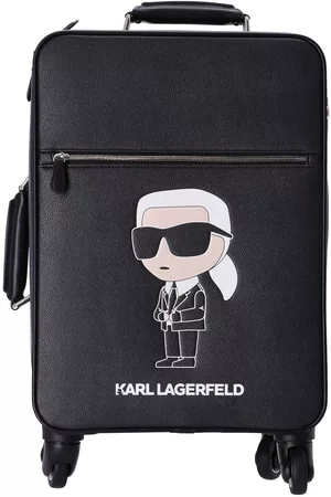 Karl Lagerfeld Donna Valigie - Valigia K/ikonik 2.0 con 4 ruote - Nero