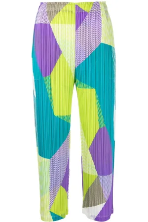 PLEATS PLEASE ISSEY MIYAKE Pantaloni crop plissettati
