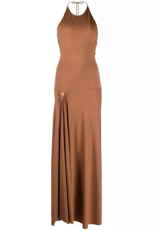 V:PM ATELIER Donna Abiti da sera - Abito da sera Tori con scollo all'americana - Marrone