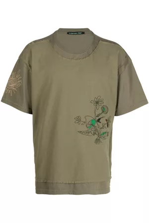 Andersson Bell Uomo T-shirt - T-shirt con ricamo - Verde