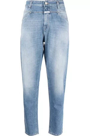 Closed Donna Jeans straight - Jeans slim con vita media X -Lent - Blu
