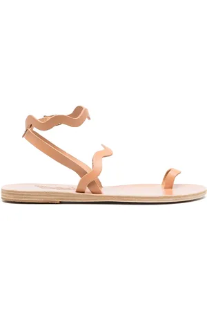 Ancient Greek Sandals Sandali Elounda con suola piatta