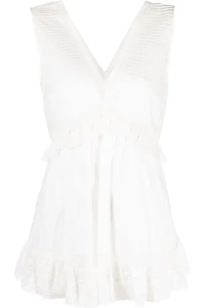 See by Chloé Blusa smanicata con scollo a V
