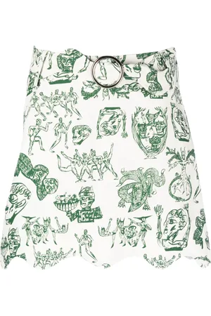Charles Jeffrey Loverboy Minigonna con stampa grafica