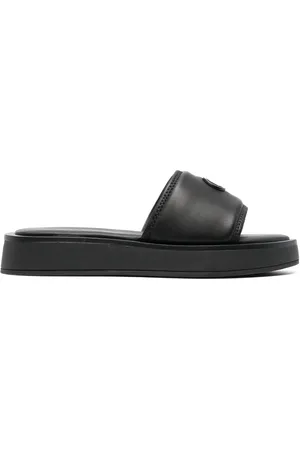 Calvin Klein Sandali slides con placca logo