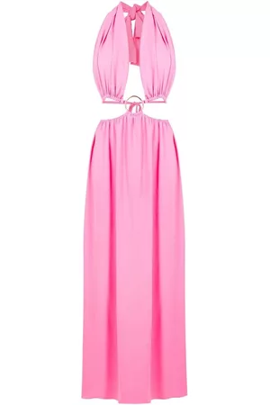 Olympiah Donna Vestiti lunghi cut out - Abito lungo con dettaglio cut-out - Rosa