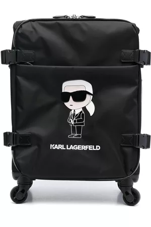 Karl Lagerfeld Donna Borse da viaggio - Trolley K/Ikonik 2.0 - Nero