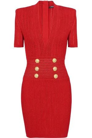 Balmain Abito con scollo a V