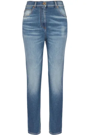 Balmain Jeans slim con placca logo