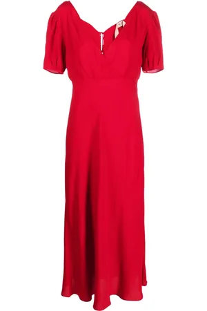 Nº21 Abito midi con fiocco