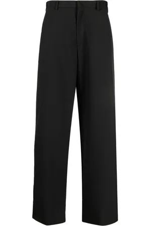 Prada Pantaloni a gamba ampia con applicazione