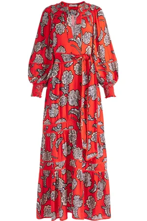 ALICE+OLIVIA Abito midi Lyla a fiori