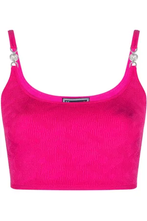 VERSACE Top crop La Greca Medusa 